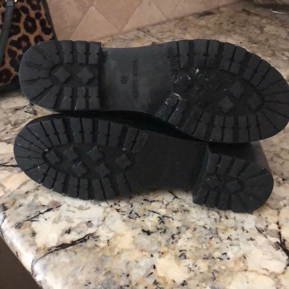 Vince Camuto Black Rubber Rain Boots Size 10 - Picture 7 of 8